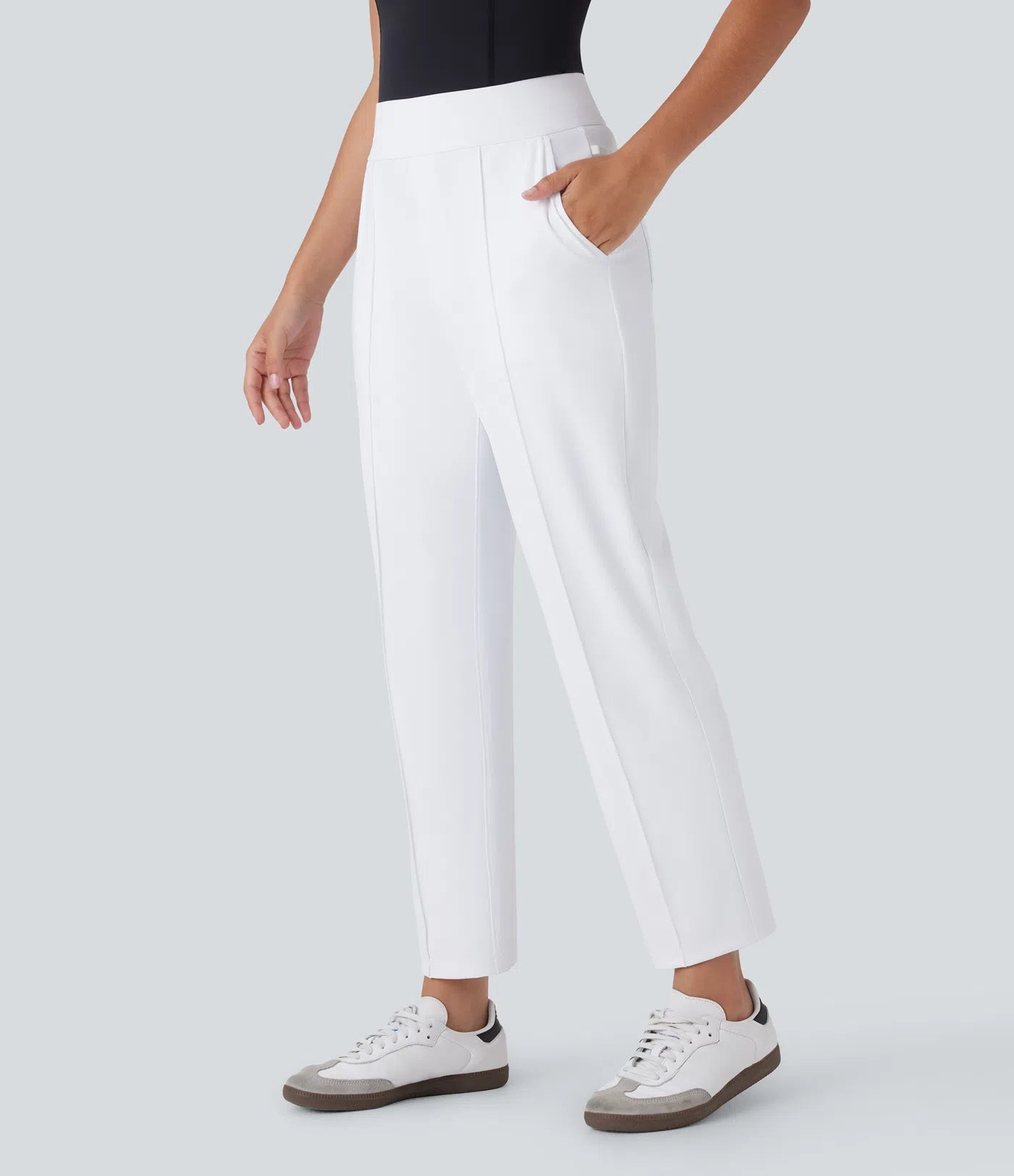 Daily Wear Pants - Combo of 2 - Black and White