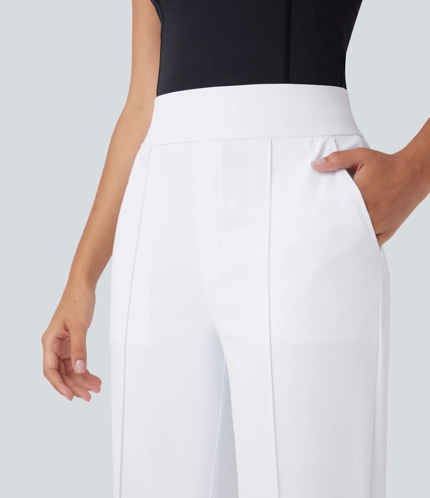 Daily Wear Pants - Combo of 2 - Black and White