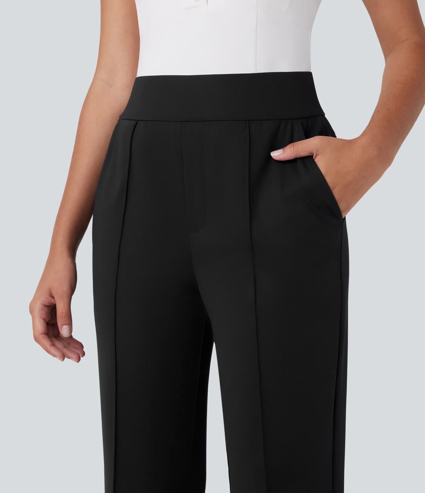 Daily Wear Pants - Combo of 2 - Black and White