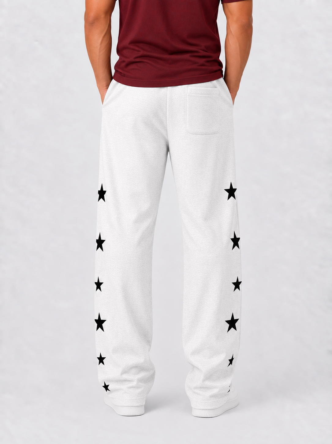 Cosmo Relaxed Jogger - White Melange
