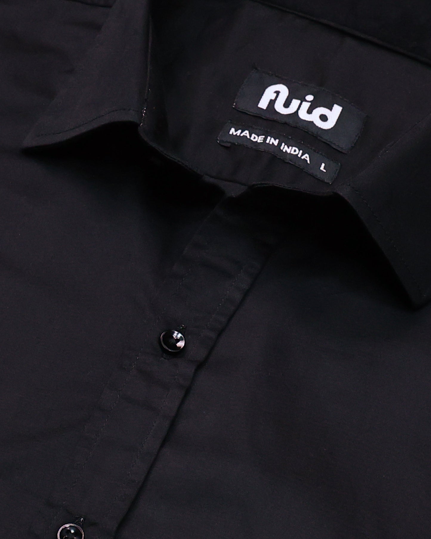 Deer Signature Stretch Shirt - Black