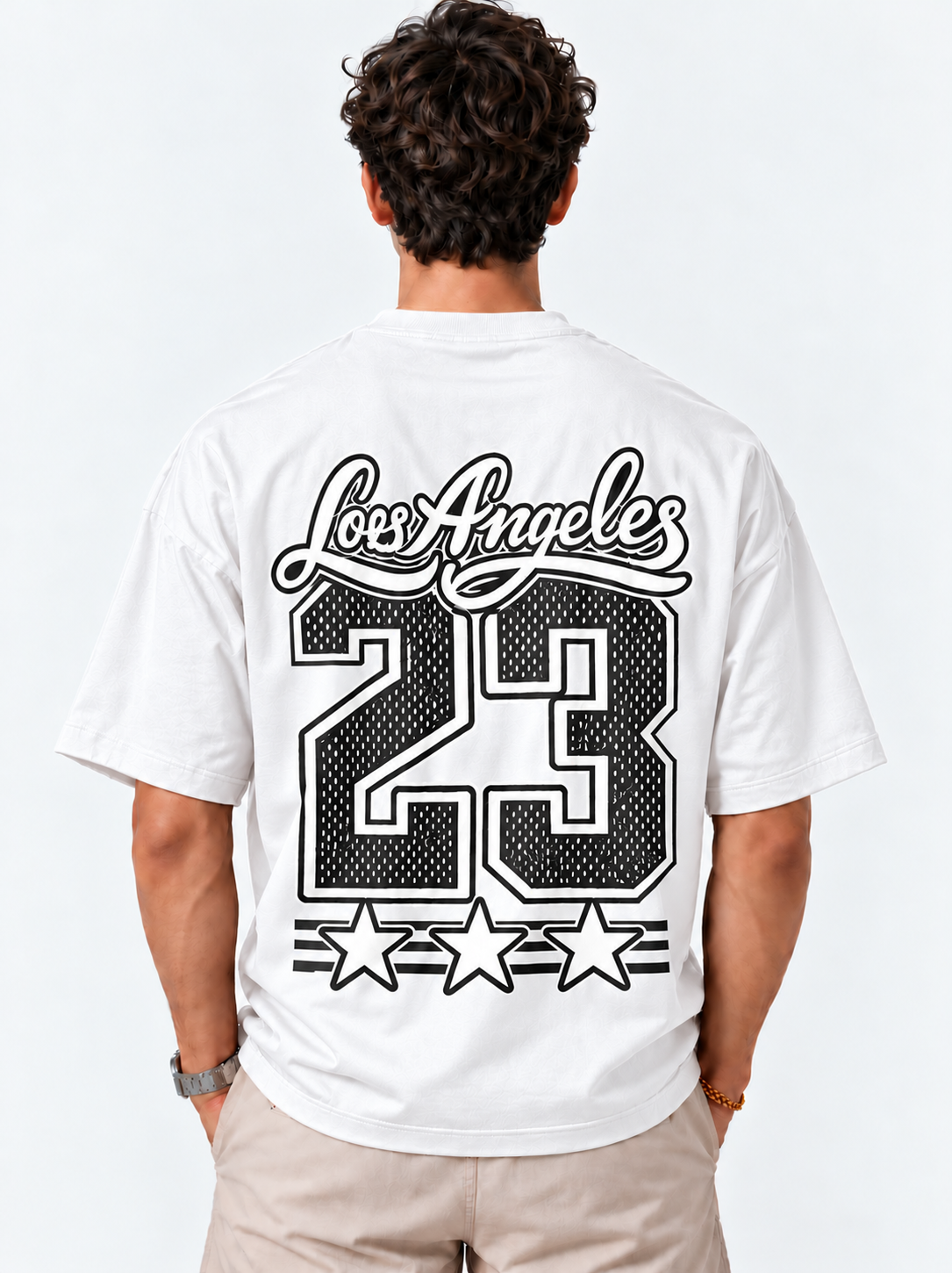 LA23 Oversized Tshirt - White