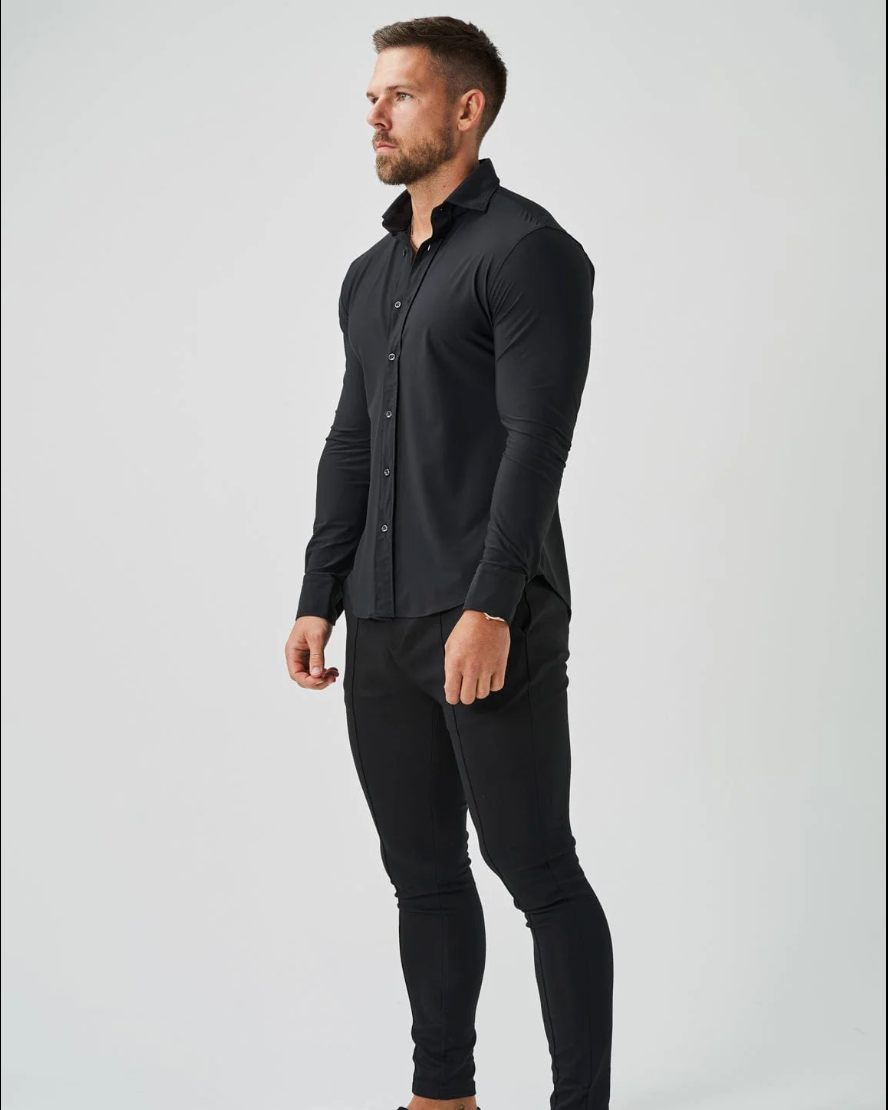 Fluid Essentials Stretch Shirt - Black