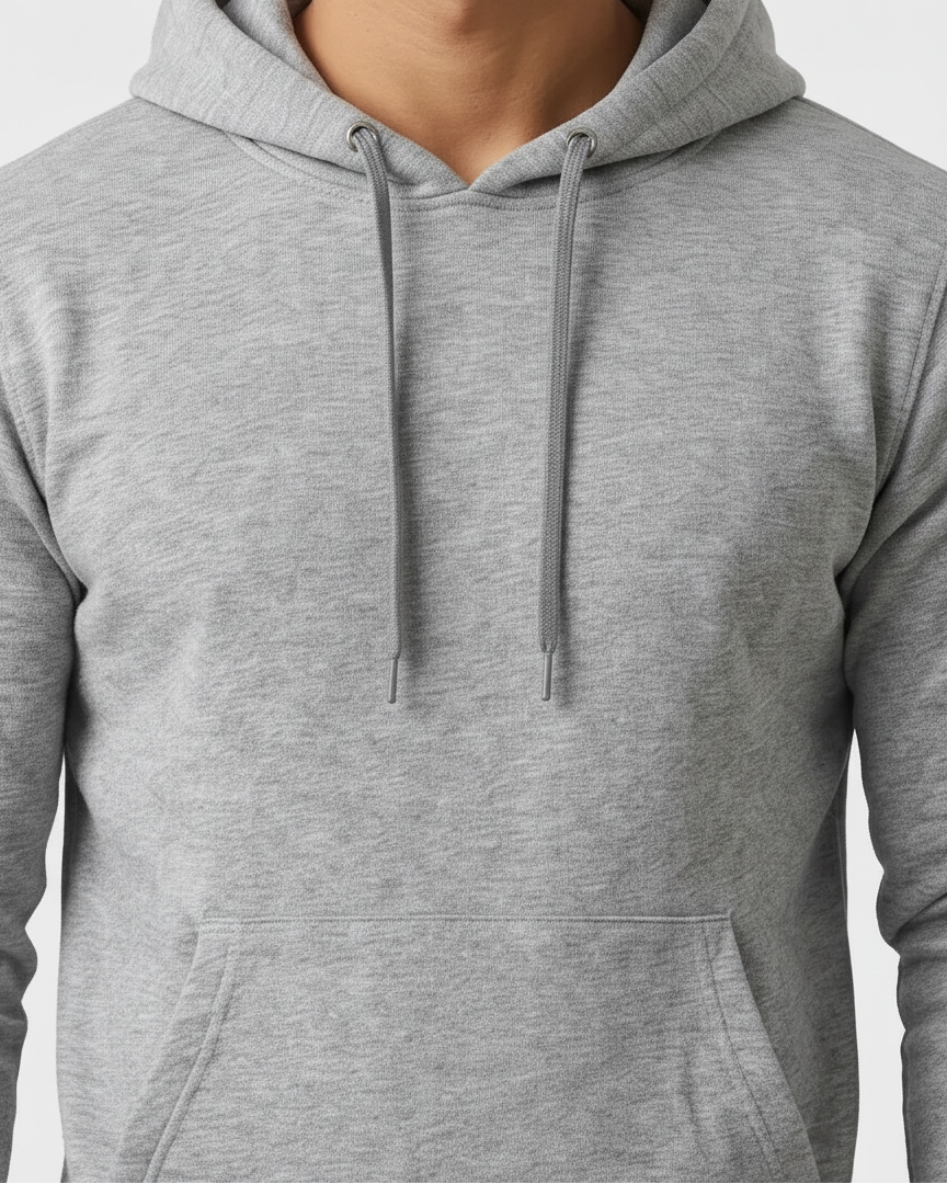 Fluid Essentials Regular Fit Hoodie - Grey