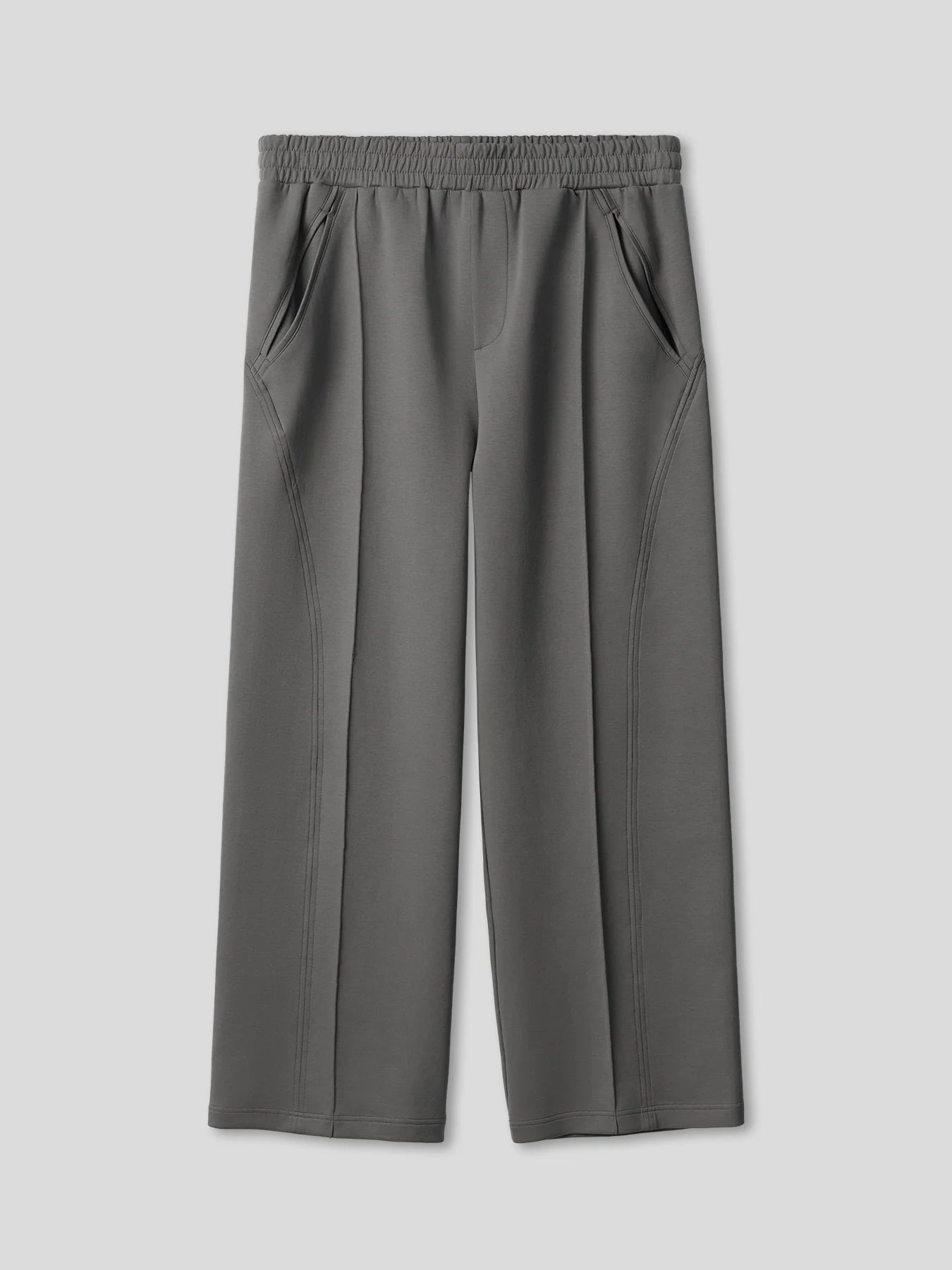 Lightweight Straight Pants - Charcoal Grey