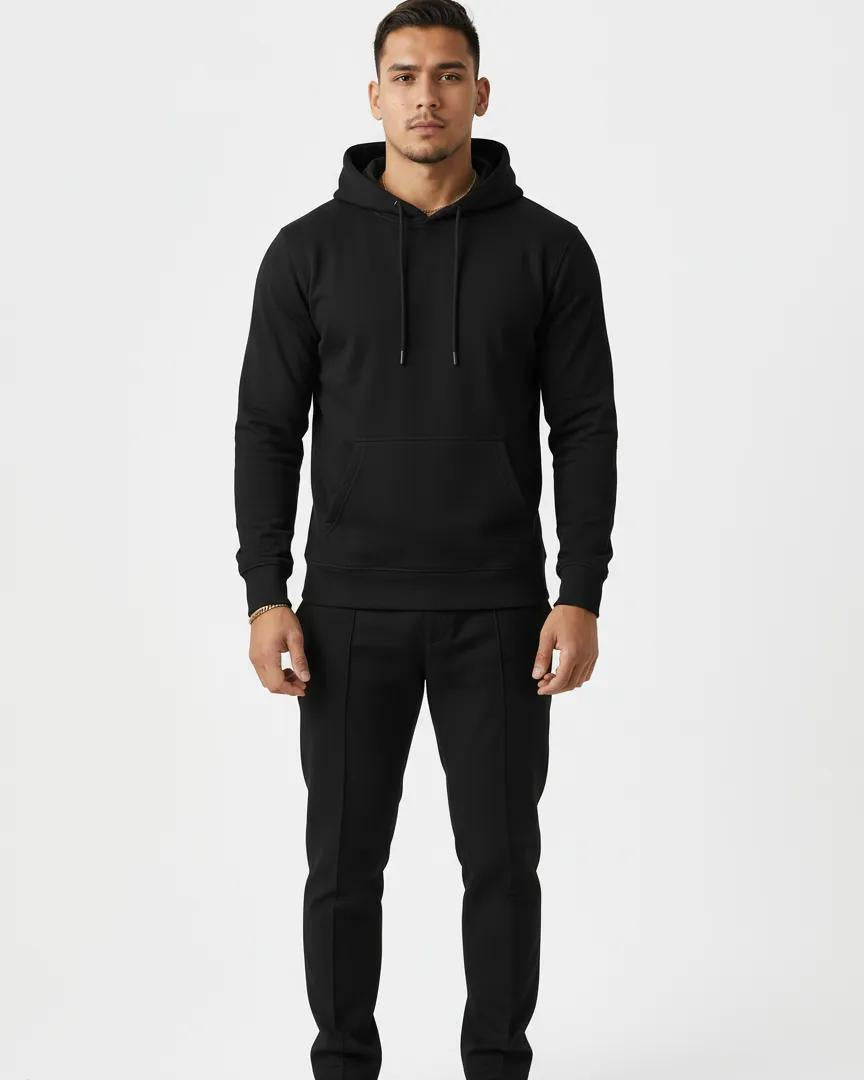 Fluid Essentials Regular Fit Hoodie - Black
