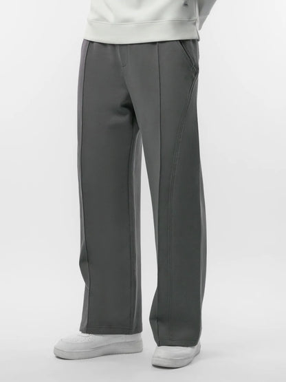 Lightweight Straight Pants - Charcoal Grey