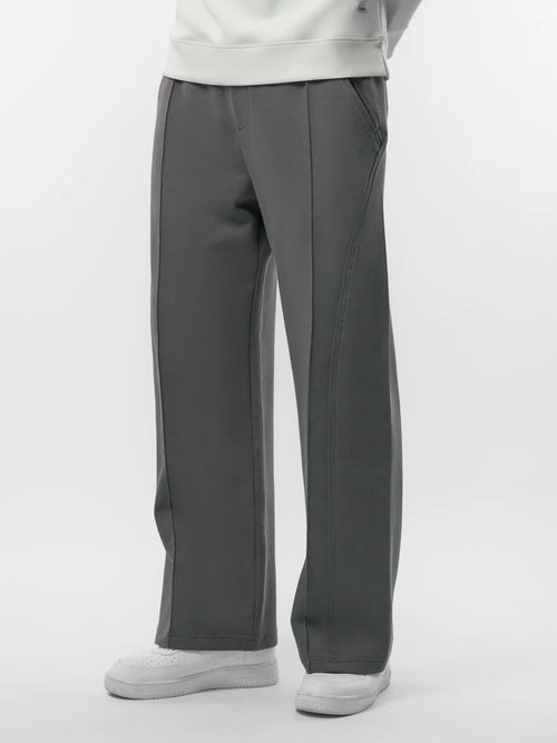 Lightweight Straight Pants - Charcoal Grey