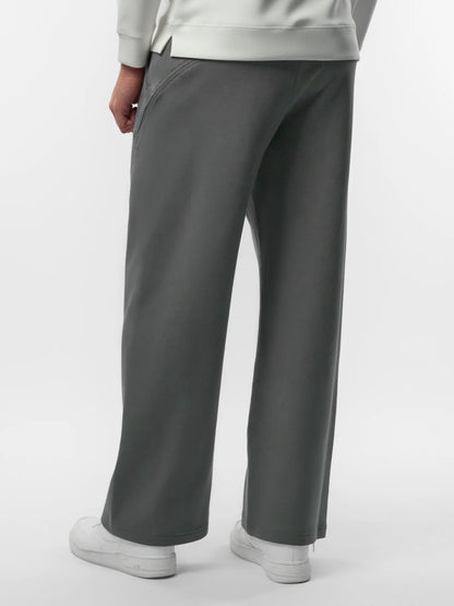Lightweight Straight Pants - Charcoal Grey