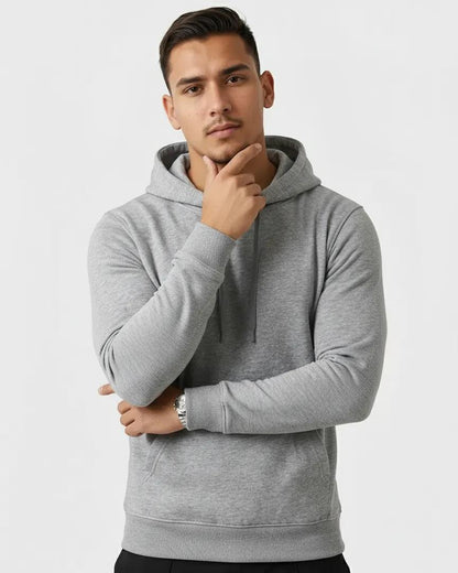 Fluid Essentials Regular Fit Hoodie - Grey