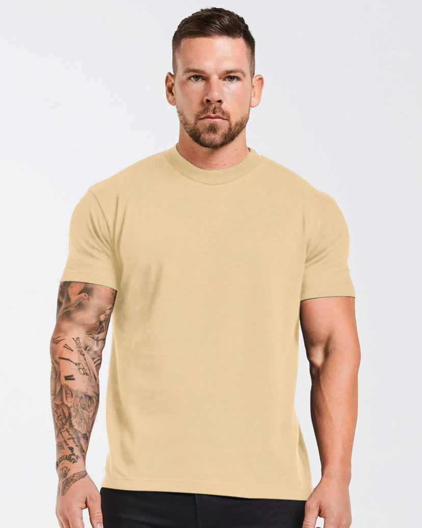 Fluid Essentials Men's Tshirt - Beige