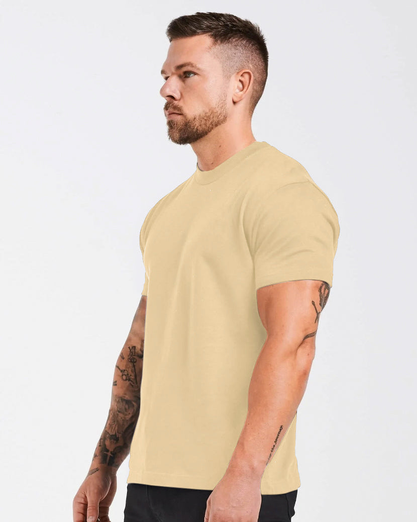 Fluid Essentials Men's Tshirt - Beige