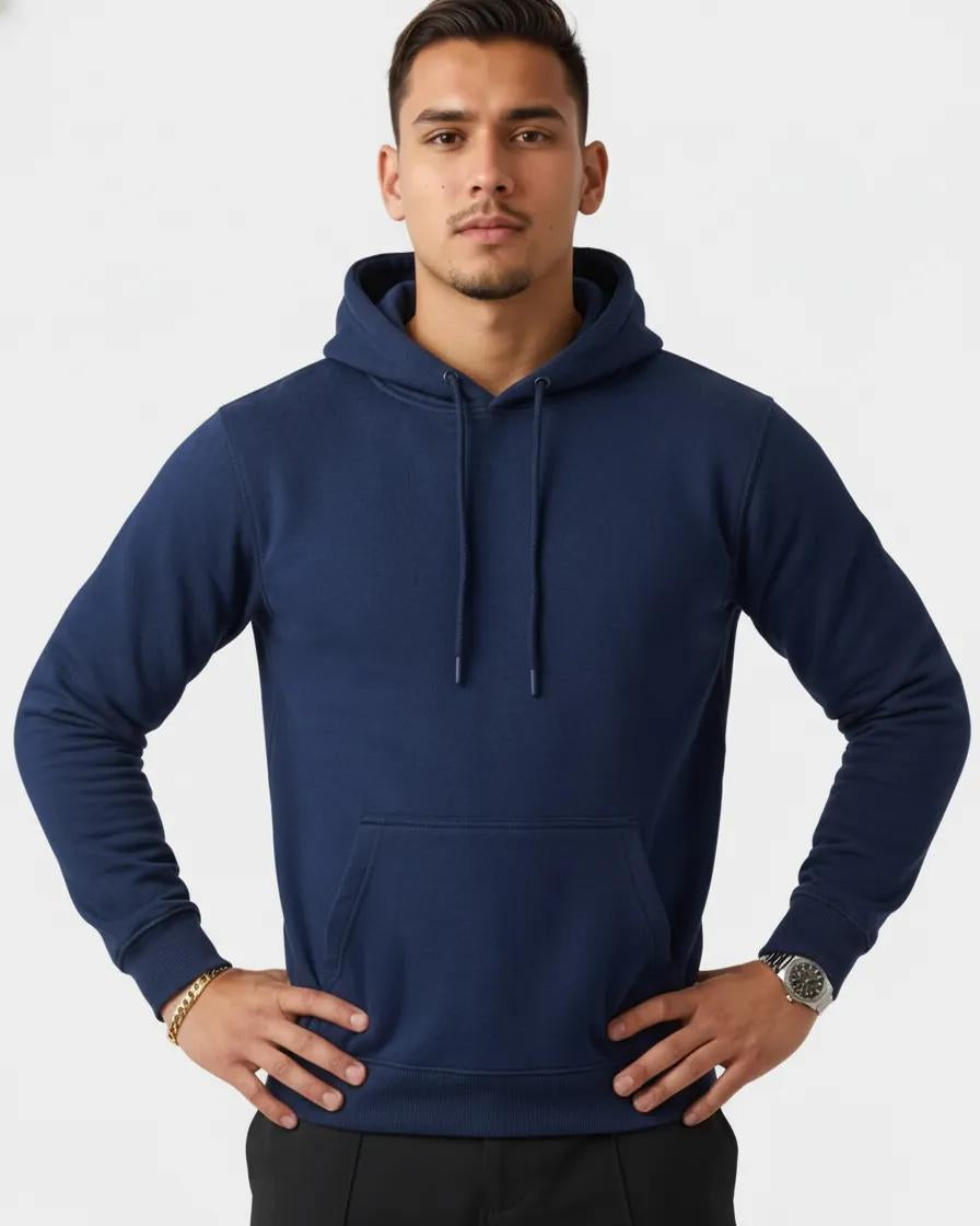 Fluid Essentials Regular Fit Hoodie - Navy