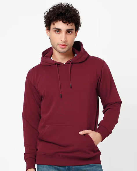 Fluid Essentials Regular Fit Hoodie - Maroon