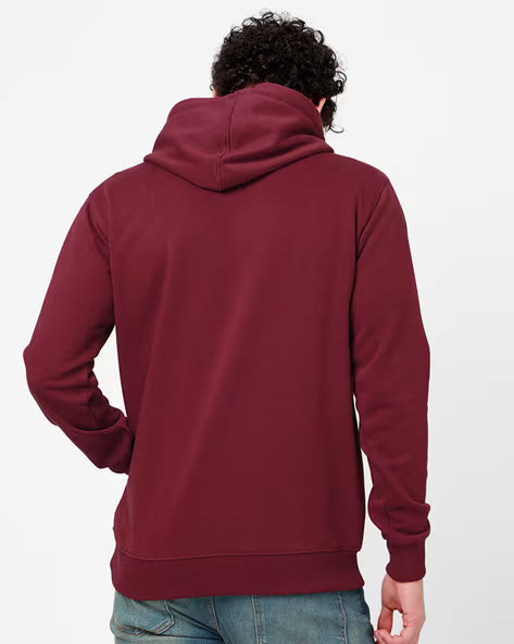 Fluid Essentials Regular Fit Hoodie - Maroon