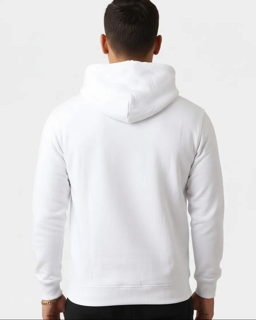 Fluid Essentials Regular Fit Hoodie - White