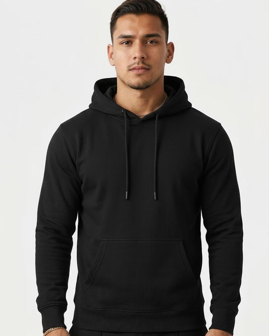 Fluid Essentials Regular Fit Hoodie - Black
