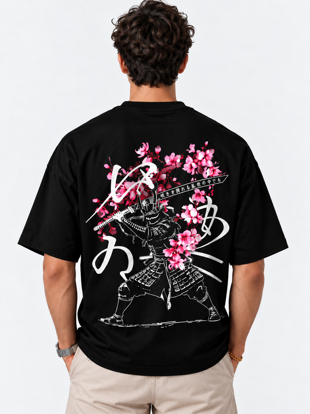 Sakura Samurai Oversized T-Shirt