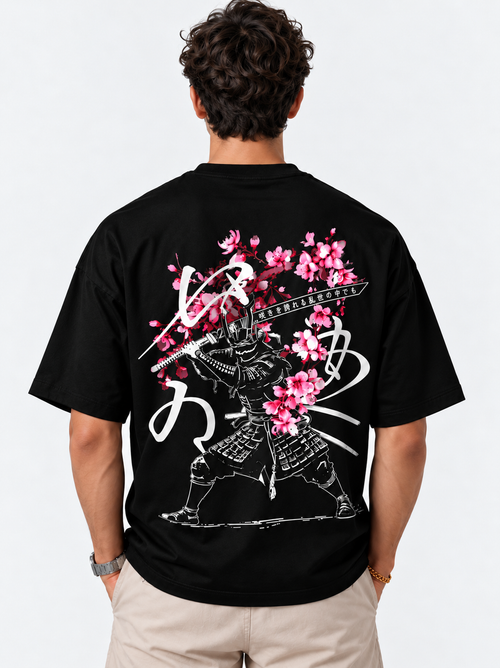 Sakura Samurai Oversized T-Shirt