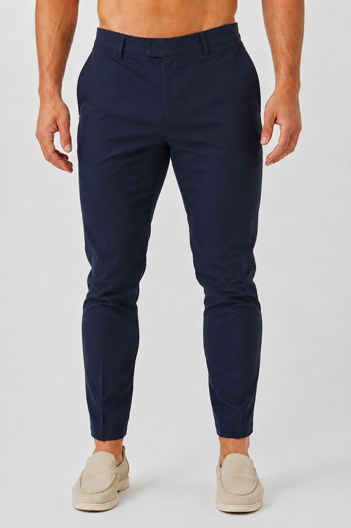 Stretch Trousers - Navy