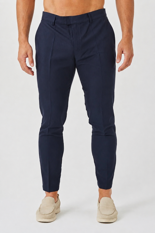 Stretch Trousers - Navy
