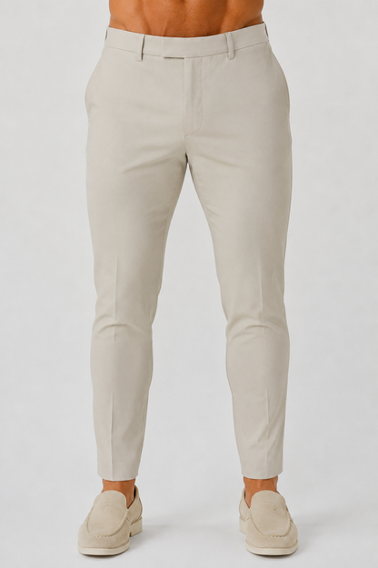 Stretch Trousers - Cream