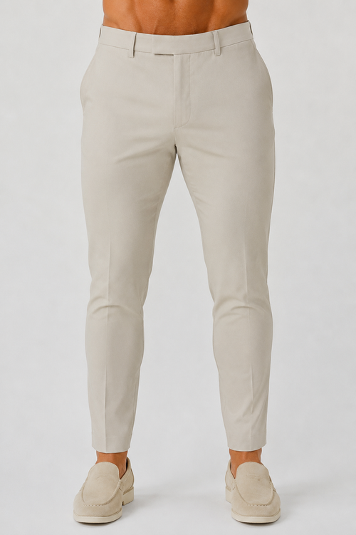 Stretch Trousers - Cream