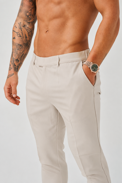 Stretch Trousers - Cream