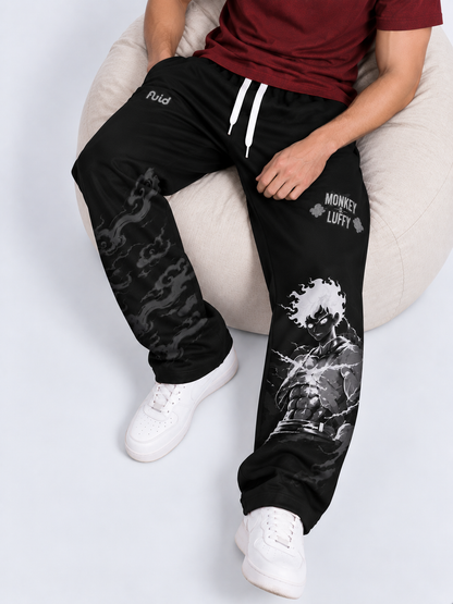 Luffy Relaxed Fit Joggers - Jet Black