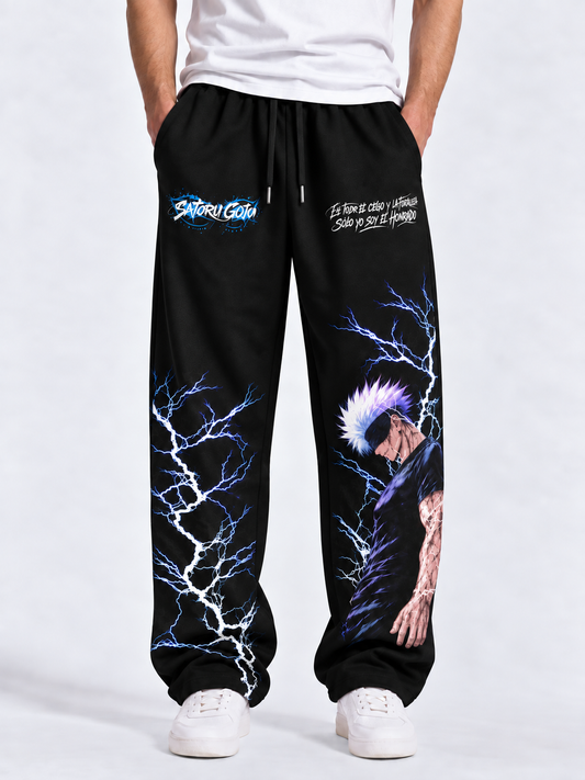 Cursed Energy Cotton Pants - Jet Black