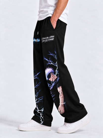 Cursed Energy Cotton Pants - Acid Black