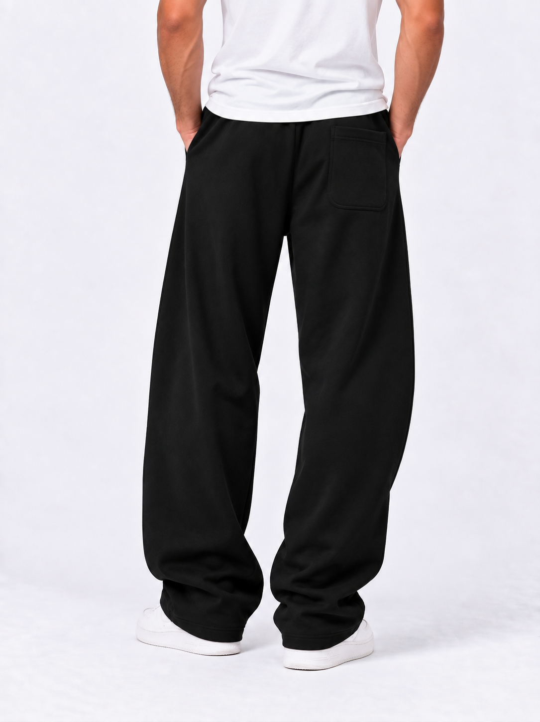 Rebel Spirit Cotton Pants - Jet Black
