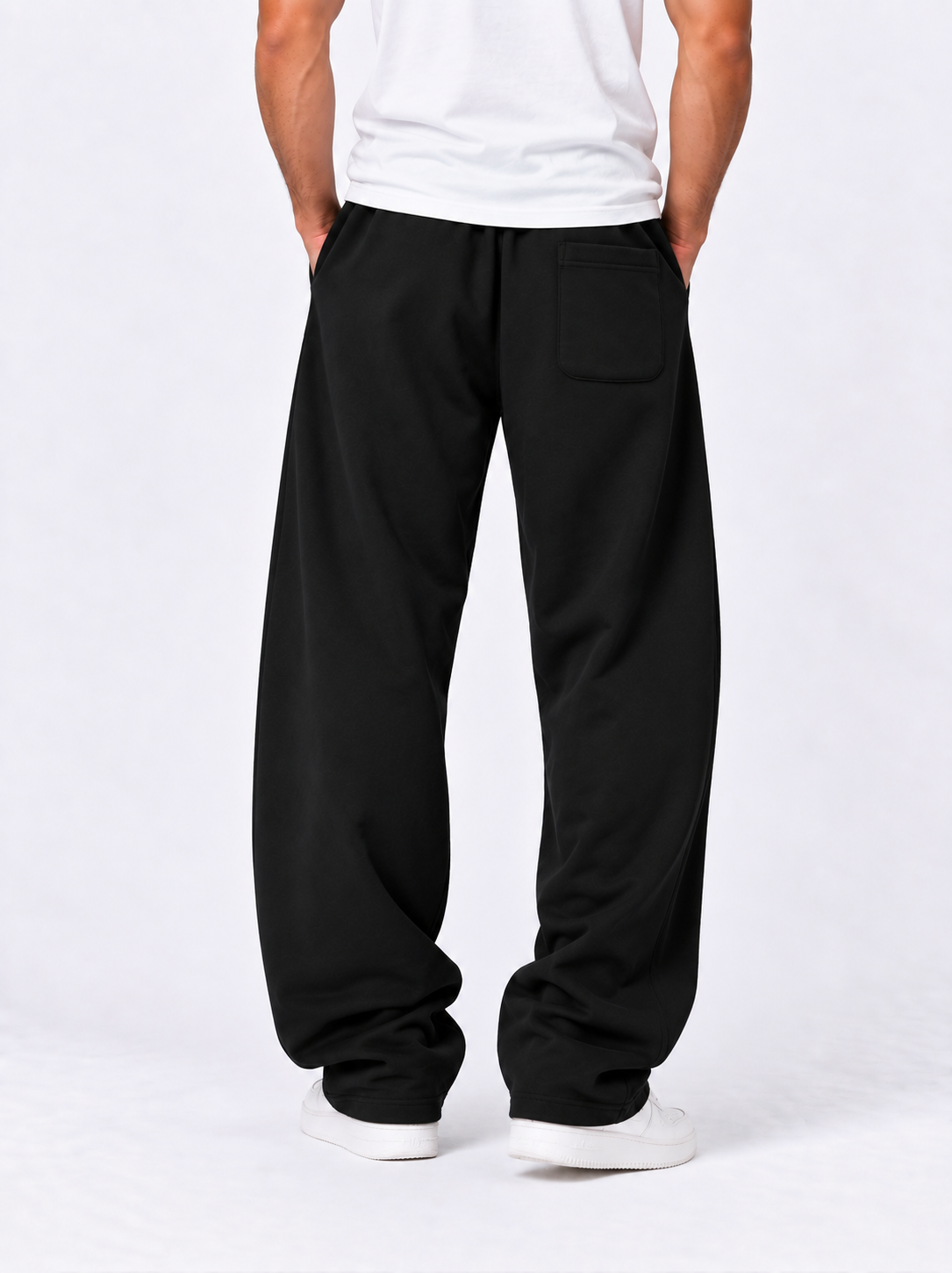 Emerald Blade Cotton Pants - Acid Black