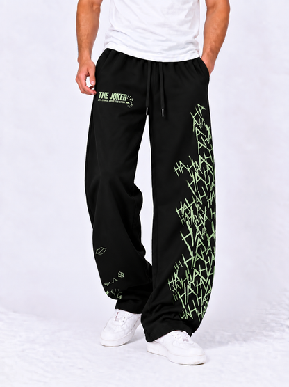 Joker Chaos Cotton Pants - Acid Black