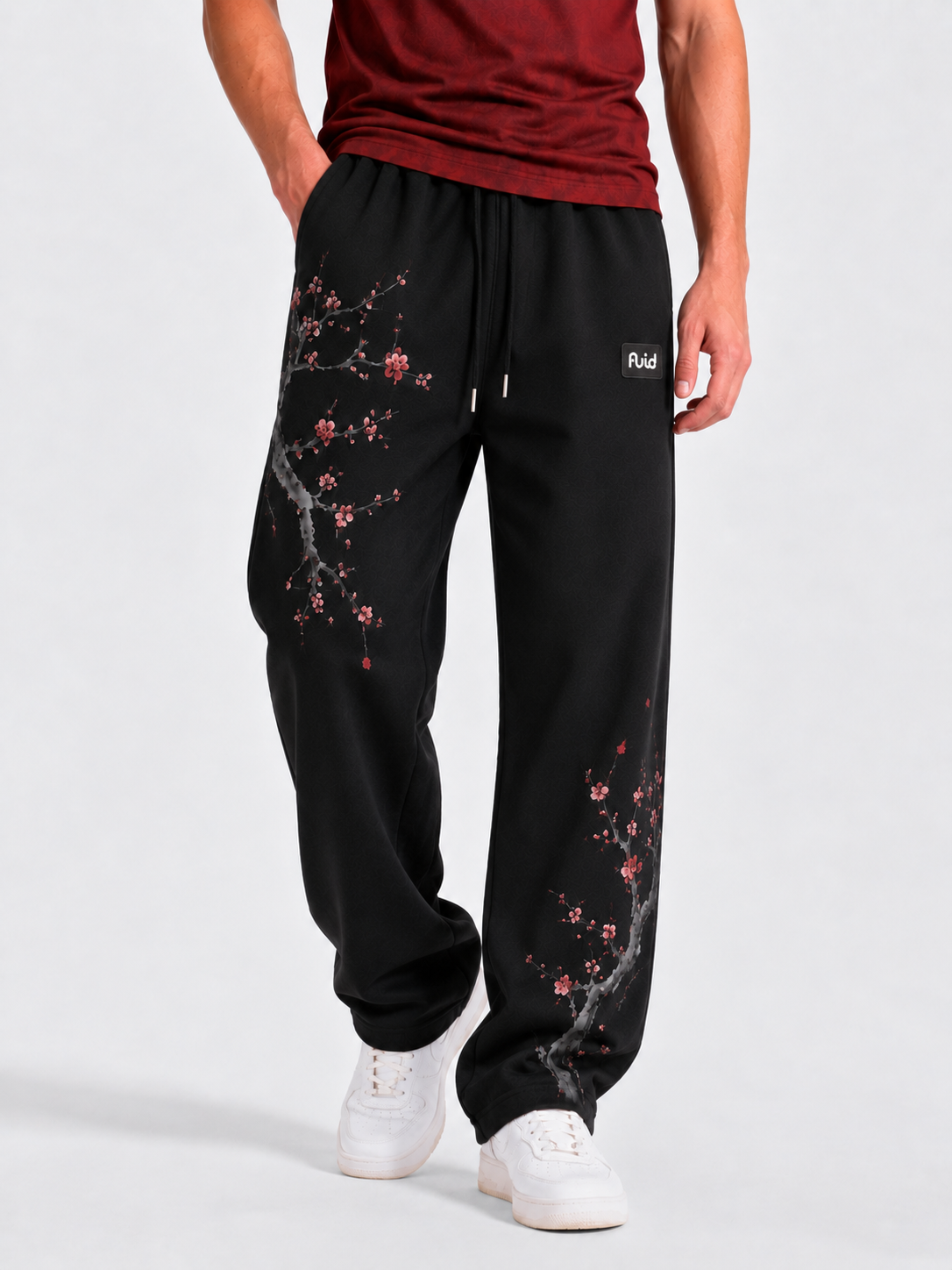 Japanese Sakura Relaxed Joggers