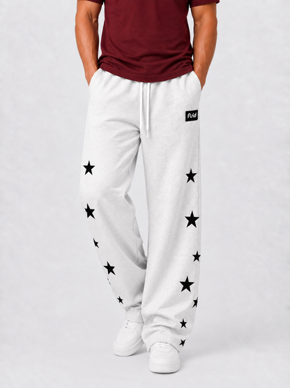 Cosmo Relaxed Jogger - White Melange