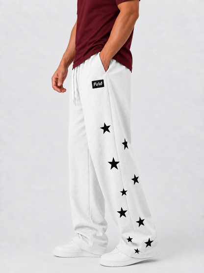 Cosmo Relaxed Jogger - White Melange