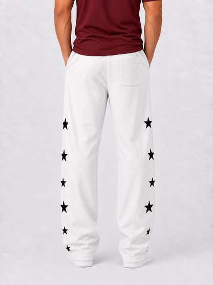 Cosmo Relaxed Jogger - White Melange