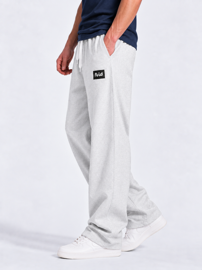 Relaxed Essentials Joggers - Melange White