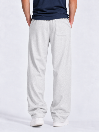 Relaxed Essentials Joggers - Melange White