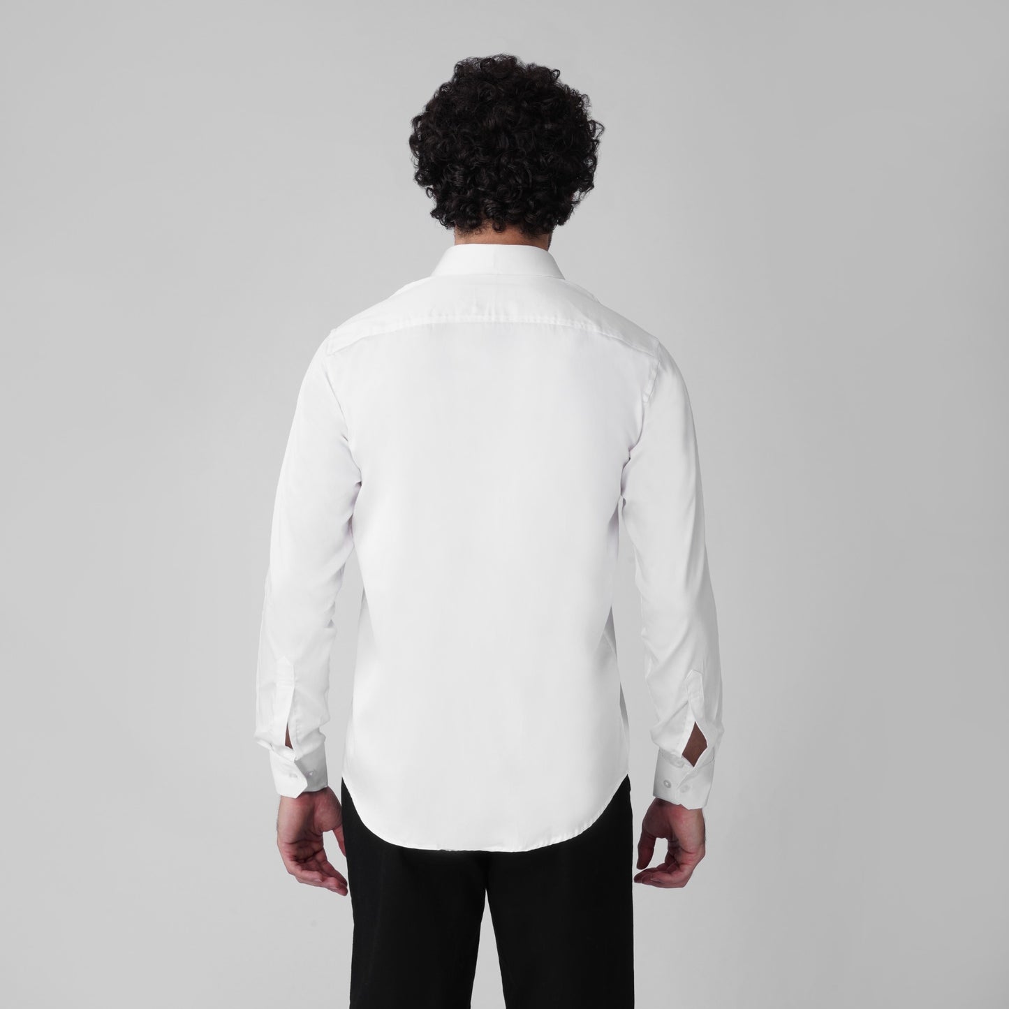 Deer Signature Stretch Shirt - White
