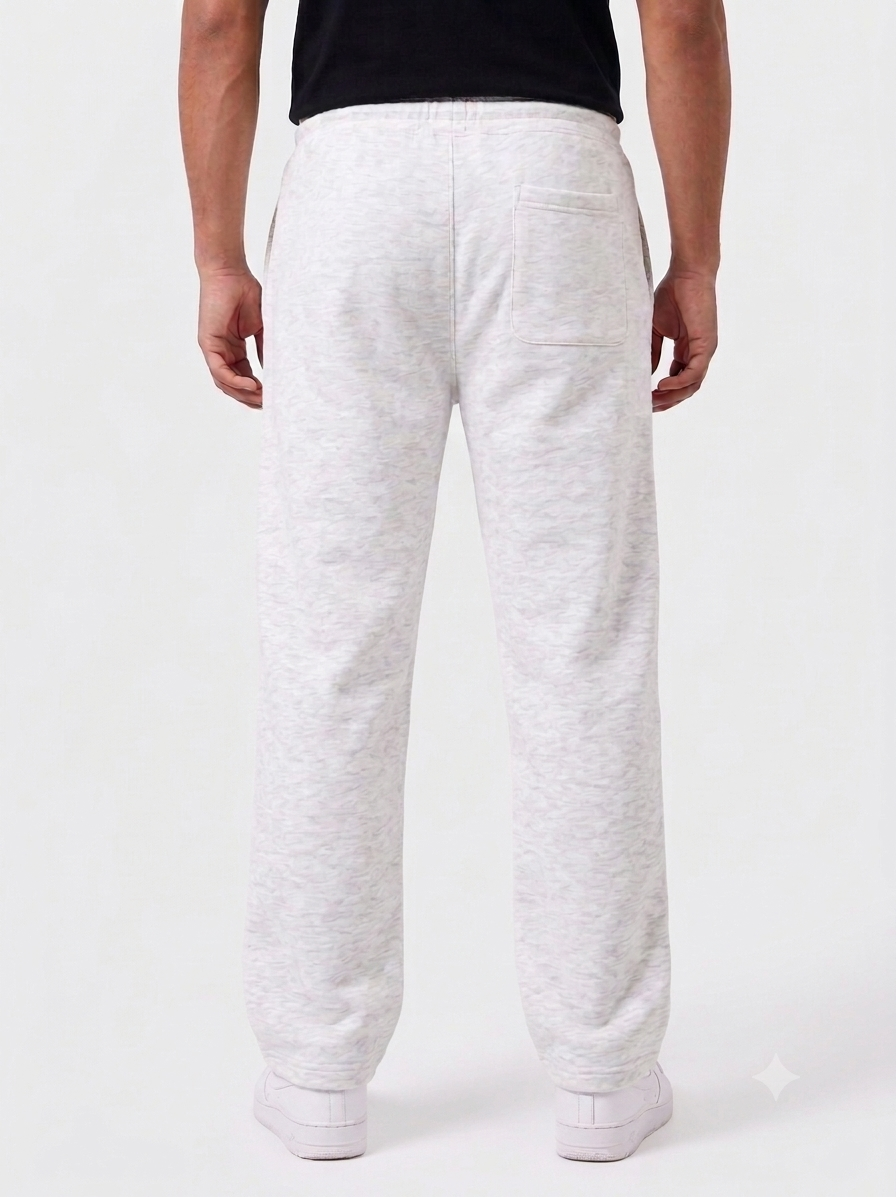 Essential Sweatpants - White Melange