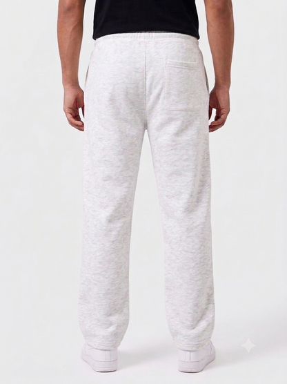 Essential Sweatpants - White Melange
