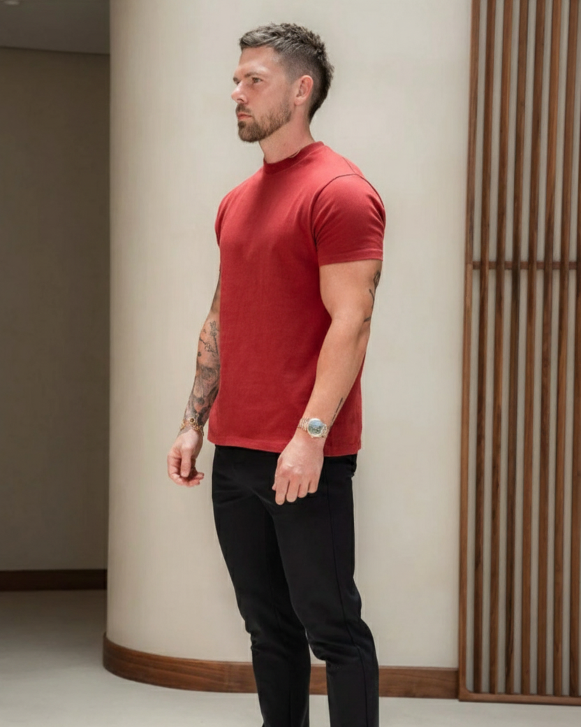 Fluid Essential Men's Tshirt - Maroon