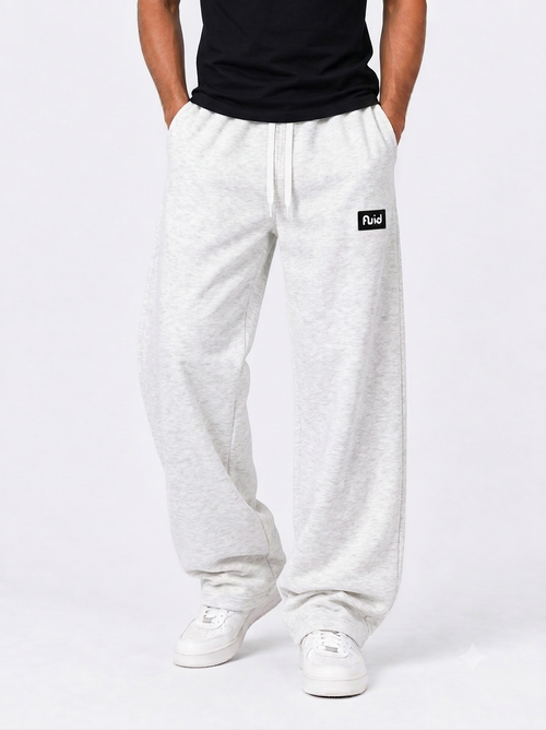 Essential Sweatpants - White Melange