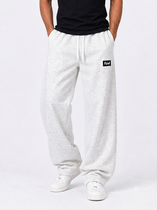 Essential Sweatpants - White Melange