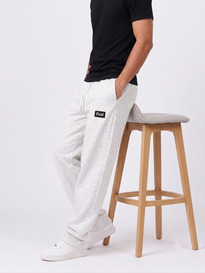 Essential Sweatpants - White Melange