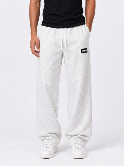 Essential Sweatpants - White Melange
