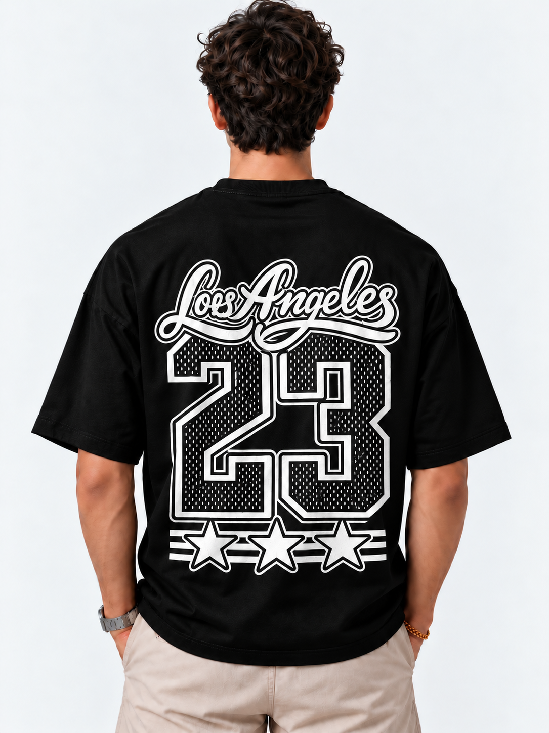 LA23 Oversized Tshirt - Black