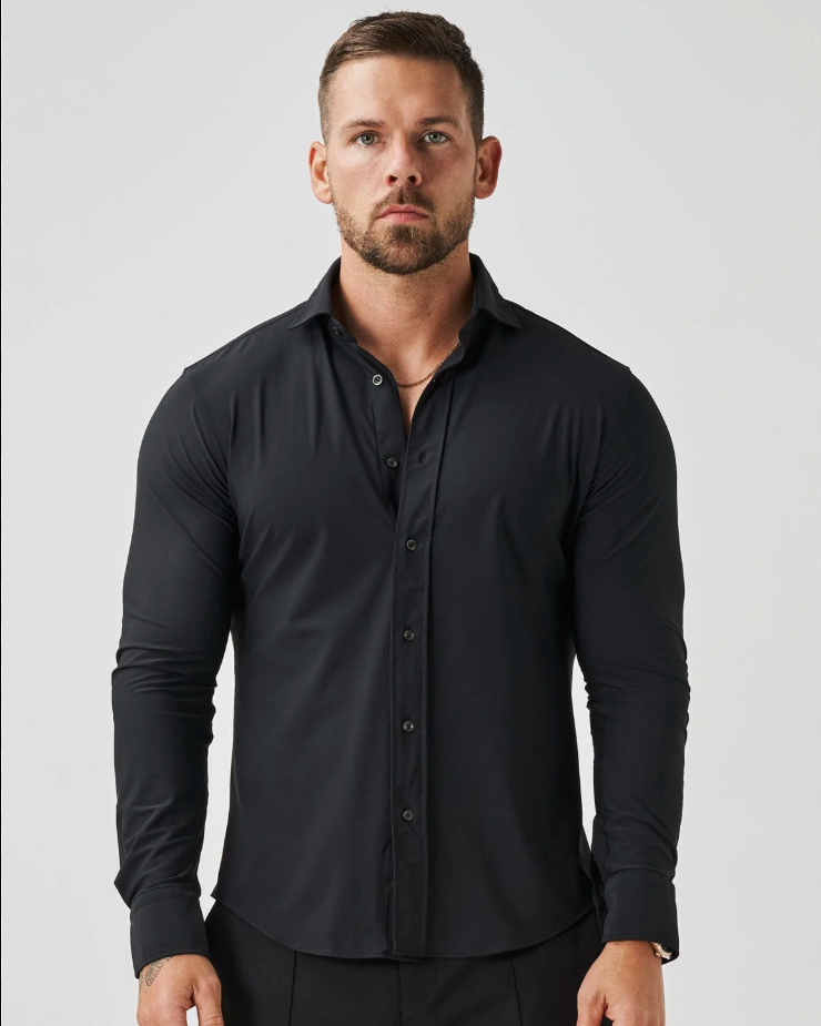 Fluid Essentials Stretch Shirt - Black